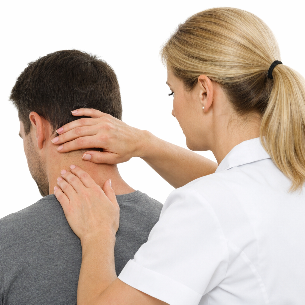 فیزیوتراپی درد گردن با ارزیابی تخصصی عضلات و ستون فقرات گردنی توسط فیزیوتراپیست