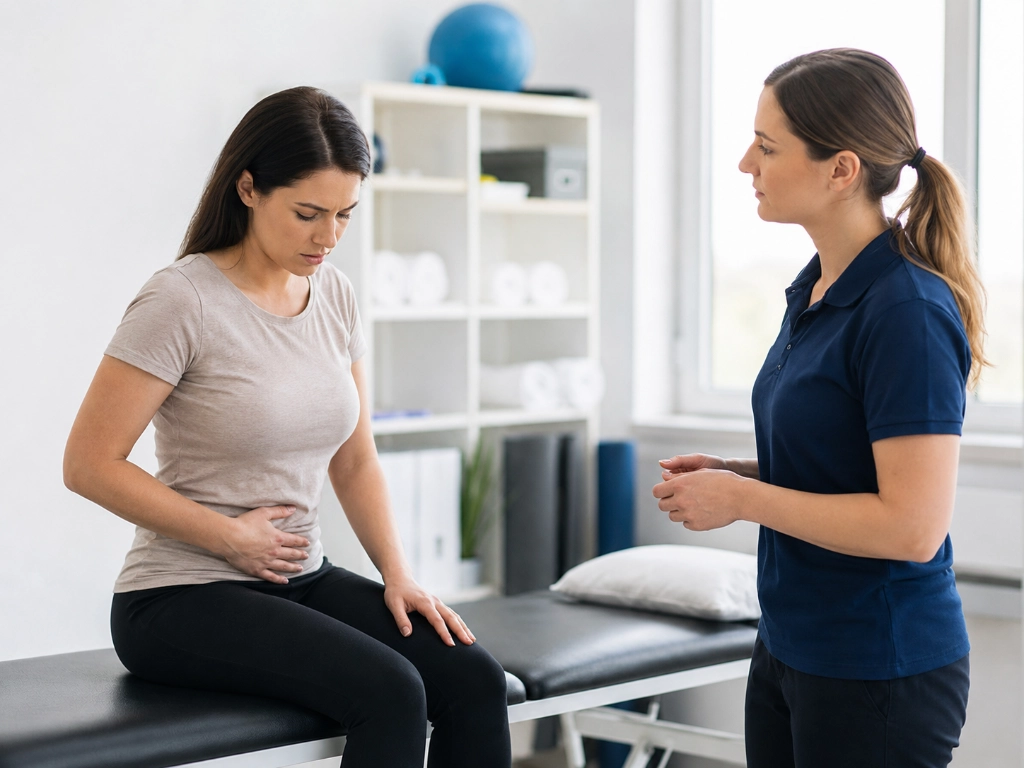 بررسی درد لگن در جلسه فیزیوتراپی و ارزیابی علائم بیمار