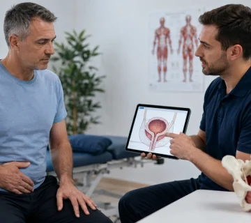 مشاوره فیزیوتراپی برای بی‌اختیاری ادرار و توانبخشی عضلات کف لگن