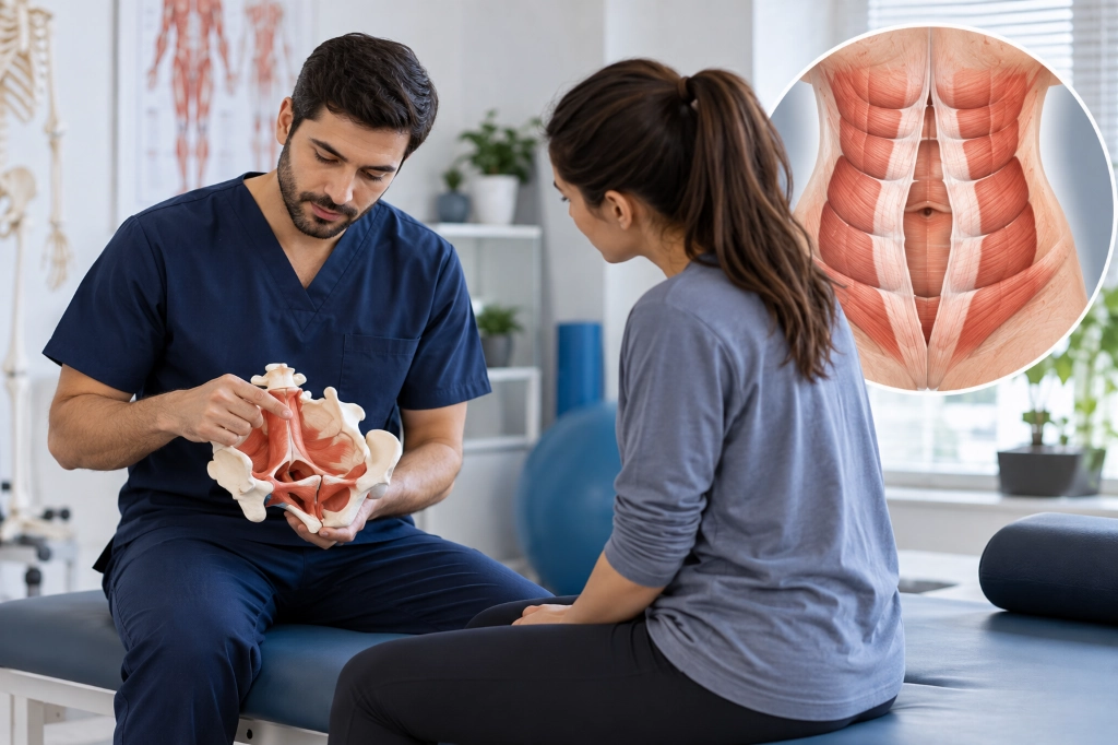 دیاستاز رکتی و آموزش فیزیوتراپی برای بهبود فاصله عضلات شکم