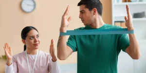 اشتباهات در فیزیوتراپی رایجی که روند درمان را کند می‌کند مانند اجرای نادرست تمرین‌های مقاومتی و عدم رعایت اصول صحیح حرکت تحت نظر فیزیوتراپیست