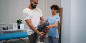 man-visit-rehabilitation-center